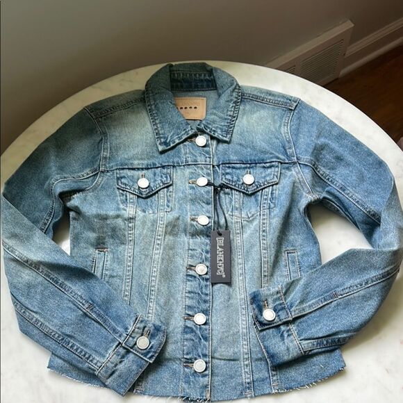 NEW Blank NYC Blue Jean Jacket Classic Style XS - Picture 1 of 6